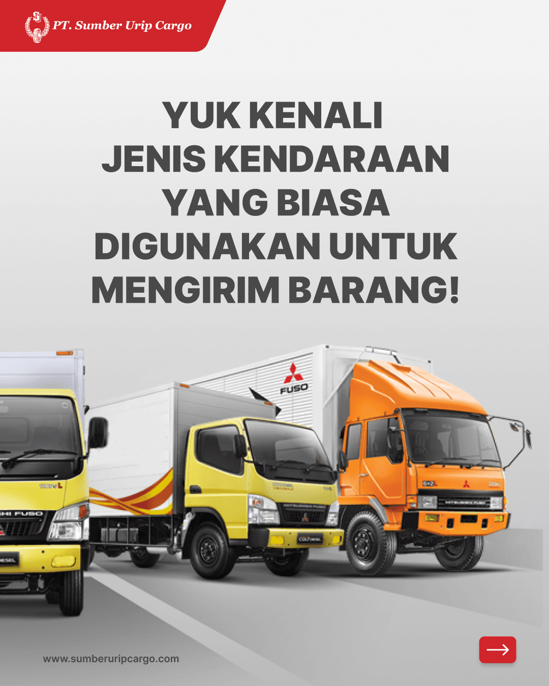 Jenis-Jenis Kendaraan Ekspedisi